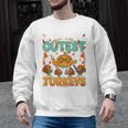 Humor I Teach The Cutest Turkeys Thanksgiving Teacher Men Graphic Sweatshirt, trending gift