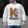 K Is For Kindness Unity Day Teacher Kids Men Graphic Sweatshirt, trending gift K Is For Kindness Unity Day Teacher Kids Men Graphic Sweatshirt, trending gift