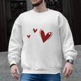 Kindergarten Has My Heart Buffalo Print Teacher Valentine Men Graphic Sweatshirt, trending gift