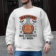 Mad Scientist Pumpkin Science Teacher Halloween Costume Kids Men Graphic Sweatshirt, Science Teacher Gifts, trending gift