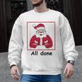 Retro All Done Christmas Special Ed Teacher Team Santa Women Men Graphic Sweatshirt, trending gift Retro All Done Christmas Special Ed Teacher Team Santa Women Men Graphic Sweatshirt, trending gift