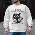 I Survived 67 Days Of School Teachers Students Humor Men Graphic Sweatshirt, trending gift