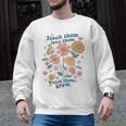 Teach Them Love Them Watch Them Grow Retro Teacher Floral Men Graphic Sweatshirt, trending gift Teach Them Love Them Watch Them Grow Retro Teacher Floral Men Graphic Sweatshirt, trending gift