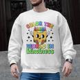 Teacher Back To School Color In Kindness Crayon Pencil Men Graphic Sweatshirt, trending gift