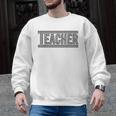 Teacher Checkered Racing Teacher Appreciation Men Women Men Graphic Sweatshirt, trending gift