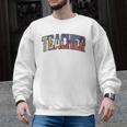 Teacher Filipino Vintage Heritage DNA Flag Men Graphic Sweatshirt, trending gift Teacher Filipino Vintage Heritage DNA Flag Men Graphic Sweatshirt, trending gift