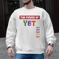 Teacher Growth Mindset Power Of Yet Men Graphic Sweatshirt, trending gift Teacher Growth Mindset Power Of Yet Men Graphic Sweatshirt, trending gift