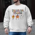 Trick Or Teach Candy Corn Pumpkin Ghost Teacher Men Graphic Sweatshirt, trending gift Trick Or Teach Candy Corn Pumpkin Ghost Teacher Men Graphic Sweatshirt, trending gift