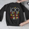 100 Days Of Mischief Managed Teacher Kid 100th Day Of School Men Graphic Sweatshirt, funny design