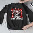 100 Days Smarter 101st Day School Dalmatian Dog Teacher Kids Men Graphic Sweatshirt, funny design