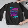 1st Grade Is My Jam Vintage 80s 80's Teacher Student Retro Men Graphic Sweatshirt, funny design