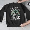 1st Grade Teachers Love Brains Shirt Halloween Teacher Men Graphic Sweatshirt, funny design 1st Grade Teachers Love Brains Shirt Halloween Teacher Men Graphic Sweatshirt, funny design
