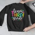 3rd Grade Team Pencil Teacher Student Back To School Girls Men Graphic Sweatshirt, funny design