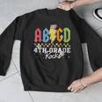 4th Grade Rocks ABCD Back To School Rock Teachers Men Graphic Sweatshirt, funny design 4th Grade Rocks ABCD Back To School Rock Teachers Men Graphic Sweatshirt, funny design