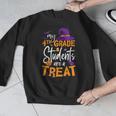 My 4th Grade Students Are a Treat Teacher Halloween Witch For Men Women Kids Men Graphic Sweatshirt, 4th Grade Teacher Gifts, funny design