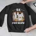 5K Boo Crew Halloween Teacher K5 Floral Ghost Trick Or Teach Men Graphic Sweatshirt, funny design