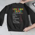 5th Grade Teacher Report Card Appreciation Men Women Men Graphic Sweatshirt, funny design 5th Grade Teacher Report Card Appreciation Men Women Men Graphic Sweatshirt, funny design