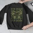 5th Grade Teacher Student Camo Bow Back To School Men Graphic Sweatshirt, funny design