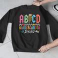 ABCD Kindergarten Rocks Pencil Lightning Teachers Rock Boys Men Graphic Sweatshirt, funny design