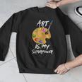 Art Is My Superpower Drawing Art Teacher Artists Men Graphic Sweatshirt, funny design Art Is My Superpower Drawing Art Teacher Artists Men Graphic Sweatshirt, funny design