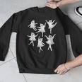 Ballet Ghost Dancer Spooky Dance Teacher Halloween Costume Men Graphic Sweatshirt, funny design Ballet Ghost Dancer Spooky Dance Teacher Halloween Costume Men Graphic Sweatshirt, funny design