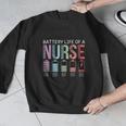 Battery Life Of A Nurse School Teacher Appreciation Men Graphic Sweatshirt, funny design Battery Life Of A Nurse School Teacher Appreciation Men Graphic Sweatshirt, funny design