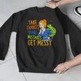 Beauty Teacher Take Chances Make Mistakes Get Messy Men Graphic Sweatshirt, funny design Beauty Teacher Take Chances Make Mistakes Get Messy Men Graphic Sweatshirt, funny design