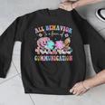 All Behavior Is A Form Of Communication SPED Teacher Autism Men Graphic Sweatshirt, funny design