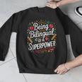 Being Bilingual Is A Superpower ESL Teacher School Men Graphic Sweatshirt, Esl Teacher Gifts, funny design Being Bilingual Is A Superpower ESL Teacher School Men Graphic Sweatshirt, Esl Teacher Gifts, funny design