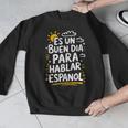 Bilingual Teacher Maestra Spanish Teacher Men Graphic Sweatshirt, funny design