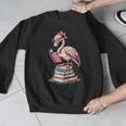 Book Lover Cute Flamingo Reading Teacher Librarian Women Men Graphic Sweatshirt, funny design Book Lover Cute Flamingo Reading Teacher Librarian Women Men Graphic Sweatshirt, funny design