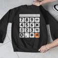 Calculator Easy Halloween Costume For Math Teacher Men Graphic Sweatshirt, funny design