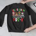 All Is Calm Just Kidding This Is Pre-K Christmas Teacher Men Graphic Sweatshirt, funny design