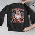 You Cant Scare Me I Teach Kindergarten Teacher Halloween Men Graphic Sweatshirt, funny design