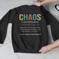 Chaos Coordinator Teacher Coworker Boss Appreciation Men Graphic Sweatshirt, funny design Chaos Coordinator Teacher Coworker Boss Appreciation Men Graphic Sweatshirt, funny design