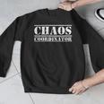 Chaos Coordinator Teacher Mom & Parents Men Graphic Sweatshirt, funny design