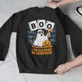 Chemistry Boo Ghost Element Of Surprise Science Teacher Tee Men Graphic Sweatshirt, Science Teacher Gifts, funny design