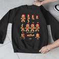 Christmas Math Teacher Equation Gingerbread With Santa Hat Men Women Men Graphic Sweatshirt, funny design