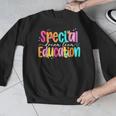 Color Special Education Squad Groovy Dream Team SPED Teacher Men Graphic Sweatshirt, Groovy Teacher Gifts, funny design Color Special Education Squad Groovy Dream Team SPED Teacher Men Graphic Sweatshirt, Groovy Teacher Gifts, funny design