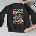 Color The World With Kindness Teacher Back To School Men Graphic Sweatshirt, funny design Color The World With Kindness Teacher Back To School Men Graphic Sweatshirt, funny design