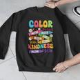 Color The World With Kindness Teachers Back To School Men Graphic Sweatshirt, funny design