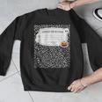 Composition Notebook Costume Adult Halloween For Teacher Men Graphic Sweatshirt, funny design Composition Notebook Costume Adult Halloween For Teacher Men Graphic Sweatshirt, funny design