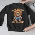 All The Cool Lions Are Reading Lion Teacher Men Women Kids Men Graphic Sweatshirt, funny design All The Cool Lions Are Reading Lion Teacher Men Women Kids Men Graphic Sweatshirt, funny design