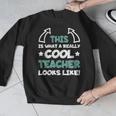 Cool Teacher Saying Teaching Student Men Women Men Graphic Sweatshirt, funny design Cool Teacher Saying Teaching Student Men Women Men Graphic Sweatshirt, funny design