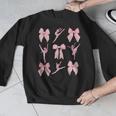 Coquette Bow Ballet Dance Teacher Coquette Women Dancing Men Graphic Sweatshirt, funny design Coquette Bow Ballet Dance Teacher Coquette Women Dancing Men Graphic Sweatshirt, funny design