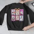 Coquette Bow Spooky Teacher Ghost Halloween Trick Or Teach Men Graphic Sweatshirt, funny design Coquette Bow Spooky Teacher Ghost Halloween Trick Or Teach Men Graphic Sweatshirt, funny design