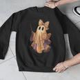 Coquette Music Note Patchwork Ghost Music Teacher Halloween Men Graphic Sweatshirt, funny design Coquette Music Note Patchwork Ghost Music Teacher Halloween Men Graphic Sweatshirt, funny design