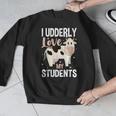 Cow Teacher Lover Men Graphic Sweatshirt, funny design Cow Teacher Lover Men Graphic Sweatshirt, funny design