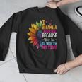 Cute I Became A Teacher Because Your Life Is Worth My Time Men Graphic Sweatshirt, funny design