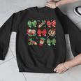 Cute Coquette Pencil Bow Christmas School Teacher Student Men Graphic Sweatshirt, funny design Cute Coquette Pencil Bow Christmas School Teacher Student Men Graphic Sweatshirt, funny design